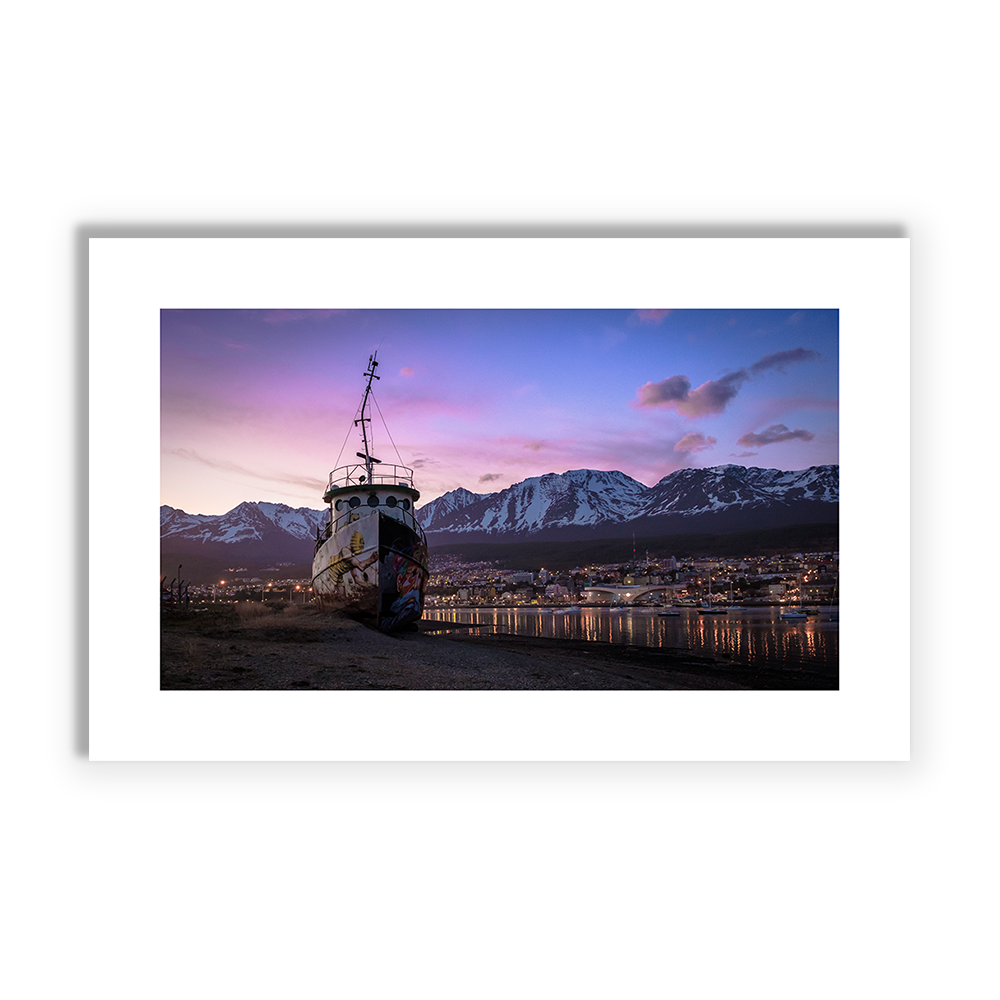 14x22 Argentina Boat Print