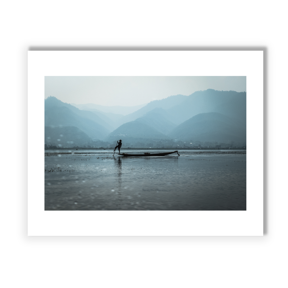16X20 Tranquil Fisherman Print