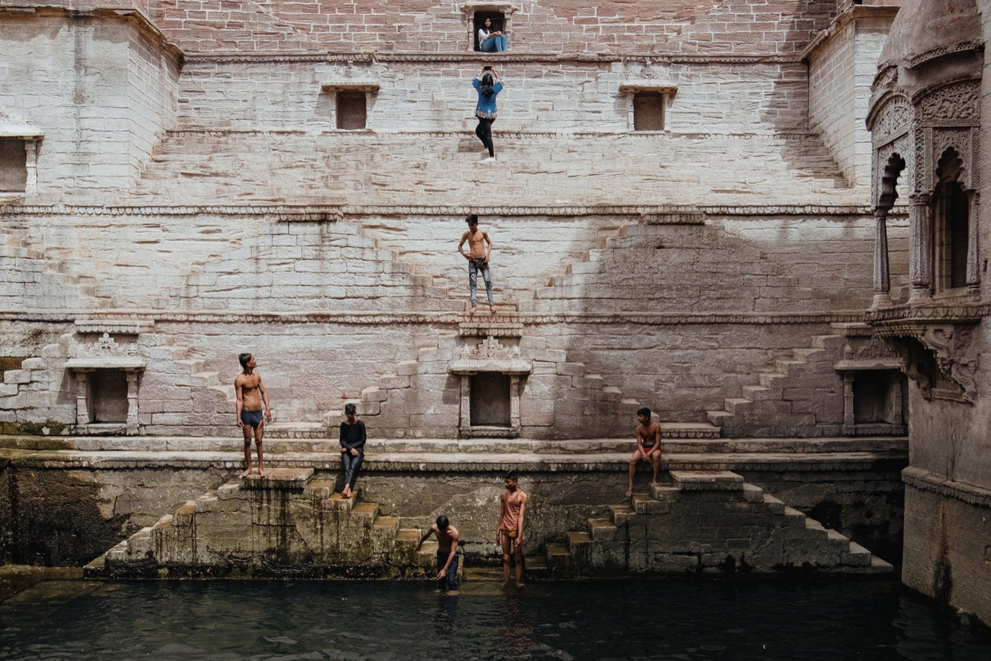 Step Well Symmetry